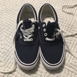 Navy Vans Sneakers are new never worn.